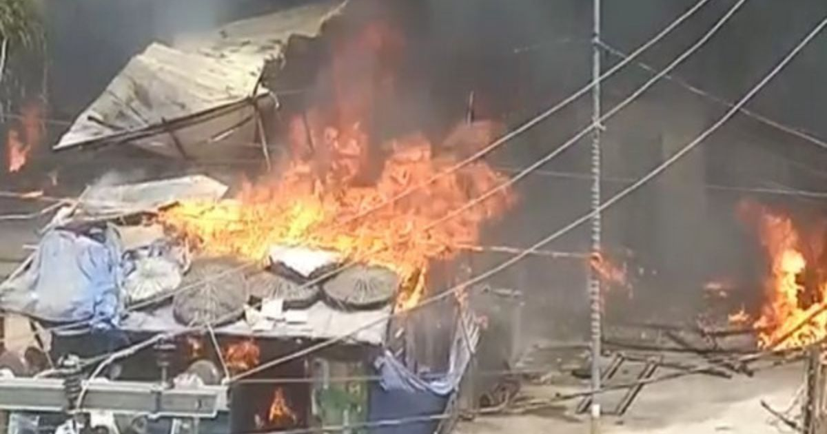 Over 100 shops gutted in fire at vegetable market in Bihar's Bodh Gaya